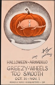 AWHQ Halloween Poster by Jim Franklin 1975 Signed
