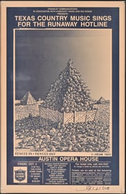 Scarce 1984 Benefit Poster by Jim Franklin, Signed