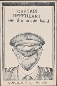 AWHQ Captain Beefheart Poster by Jim Franklin '74