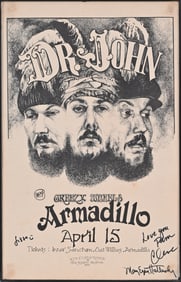 AWHQ Dr. John Poster by Ken Featherston, Signed