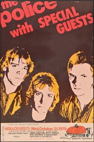 The Police, Municipal Auditorium Austin TX Poster