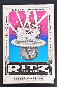 Ritz Theatre Austin Opening Poster by Jim Franklin