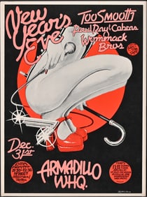 AWHQ New Year's Eve Poster by Sam Yeates 1976