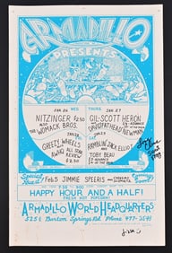AWHQ Greezy Wheels Signed Poster by Guy Juke