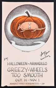 AWHQ Greezy Wheels Concert Poster by Jim Franklin