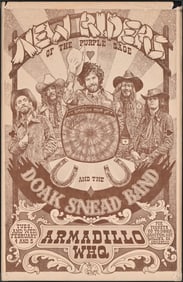 AWHQ New Riders of the Purple Sage Poster by Juke