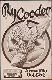 AWHQ Ry Cooder Poster by John Rogers '76