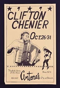 Antone's Austin Texas, Clifton Chenier Poster