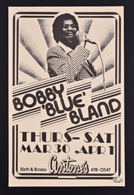 Antone's Austin Texas, Bobby Blue Bland Poster
