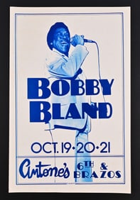 Antone's Austin Texas, Bobby Blue Bland Poster