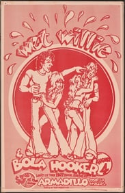 AWHQ Wet Willie & Bola Hooker Poster Micael Priest