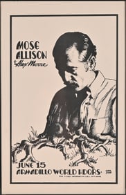 AWHQ Mose Allison Poster by Micael Priest '74
