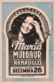 AWHQ Maria Muldaur Poster by Micael Priest 1980