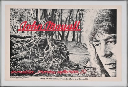AWHQ John Mayall Poster by Micael Priest 1975