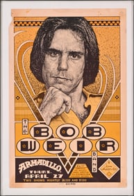 AWHQ Bob Weir Poster by Guy Juke 1978