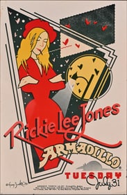 AWHQ Rickie Lee Jones Poster by Guy Juke 1979