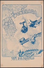 AWHQ Roy Buchanan Poster by Ken Featherston 1974