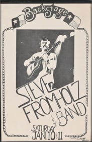 Steve Fromholz Backstage Austin Texas Poster