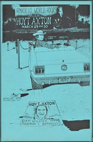 AWHQ Hoyt Axton Poster by Michael Arth