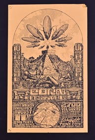 Corn Festival Handbill/Flyer by Micael Priest 1984