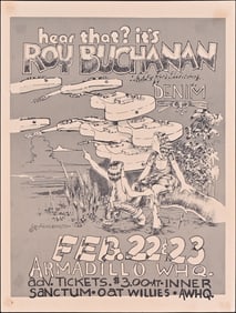 AWHQ Roy Buchanan Poster by Coy Featherston '74