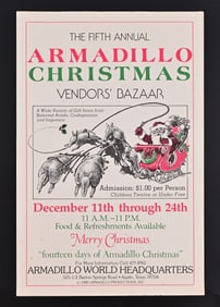 Armadillo Christmas Bazaar 5th Annual Poster