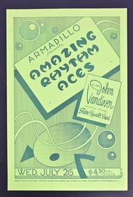 AWHQ Amazing Rhythm Aces Poster, by Guy Juke '78