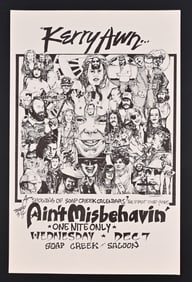 Soap Creek Saloon Ain't Misbehavin' Concert Poster