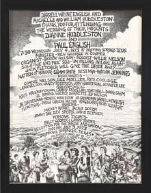 Paul English's Wedding Invitation by Micael Priest
