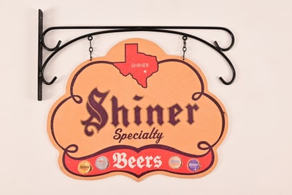 Shiner Specialty Beers Hanging Cotton Ball Sign