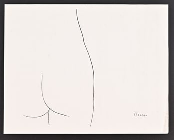 Pablo Picasso "Femme" Signed Original Lithograph