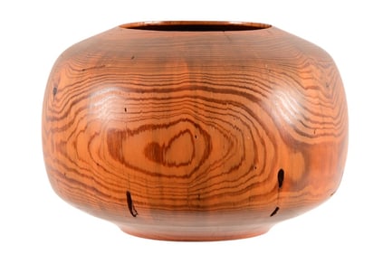 Large Studio Turned Wood Bowl
