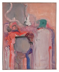 Large Abstract Canvas Painting