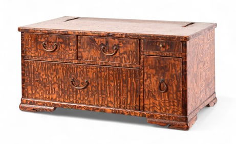 Antique Japanese Vanity Cabinet
