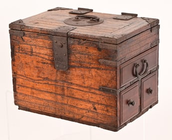 Antique Japanese "Suzuribako" Calligraphy Chest