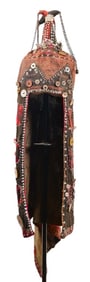 Afghan Embroidered & Beaded Child's Ceremonial Hat
