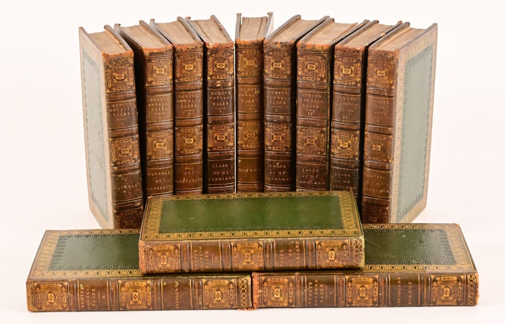 "Scott's Novels & Tales", Twelve Volume Set c.1822 (1 of 8)