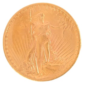 1927 Saint-Gaudens $20 Gold Coin