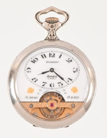 Hebdomas 8-Day, Swiss 15-Jewel Pocketwatch