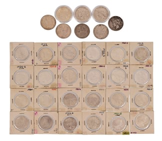 (32) Peace & Morgan Silver US Dollars