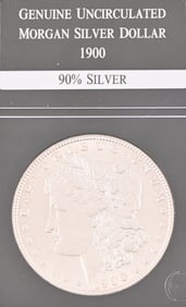 1900 Morgan Silver Dollar PCS Genuine Uncirculated