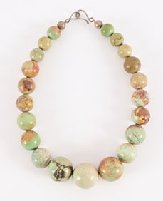 African Turquoise Large Beaded Necklace