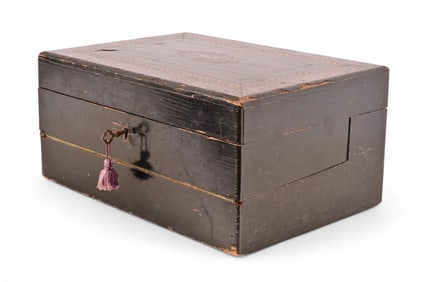 Antique French Travel Writing Desk