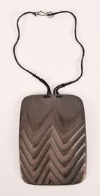 Carved Stone Necklace, Pamela Ballingham '76