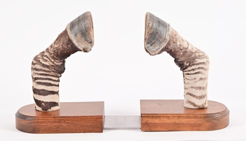 Zebra Hoof Book-Ends