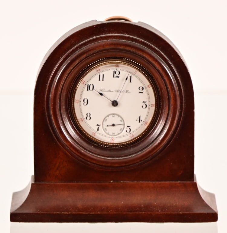 Hamilton Gold-Filled Pocket Watch in Display Stand (1 of 12)