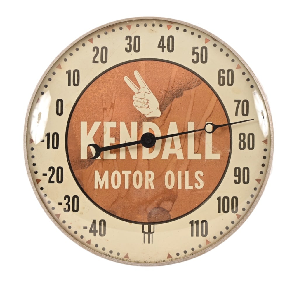 Kendall Motor Oils Advertising PAM Thermometer '59 (1 of 5)