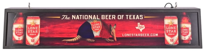 Lone Star Beer Billiards Table Light