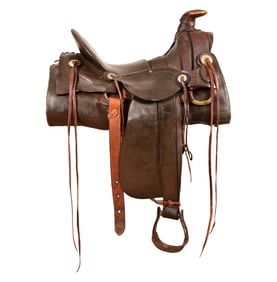 Early S.C. Gallup Pueblo Colorado Western Saddle