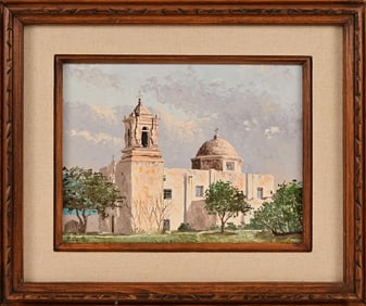 Florent Baecke Original Mission San Juan Painting